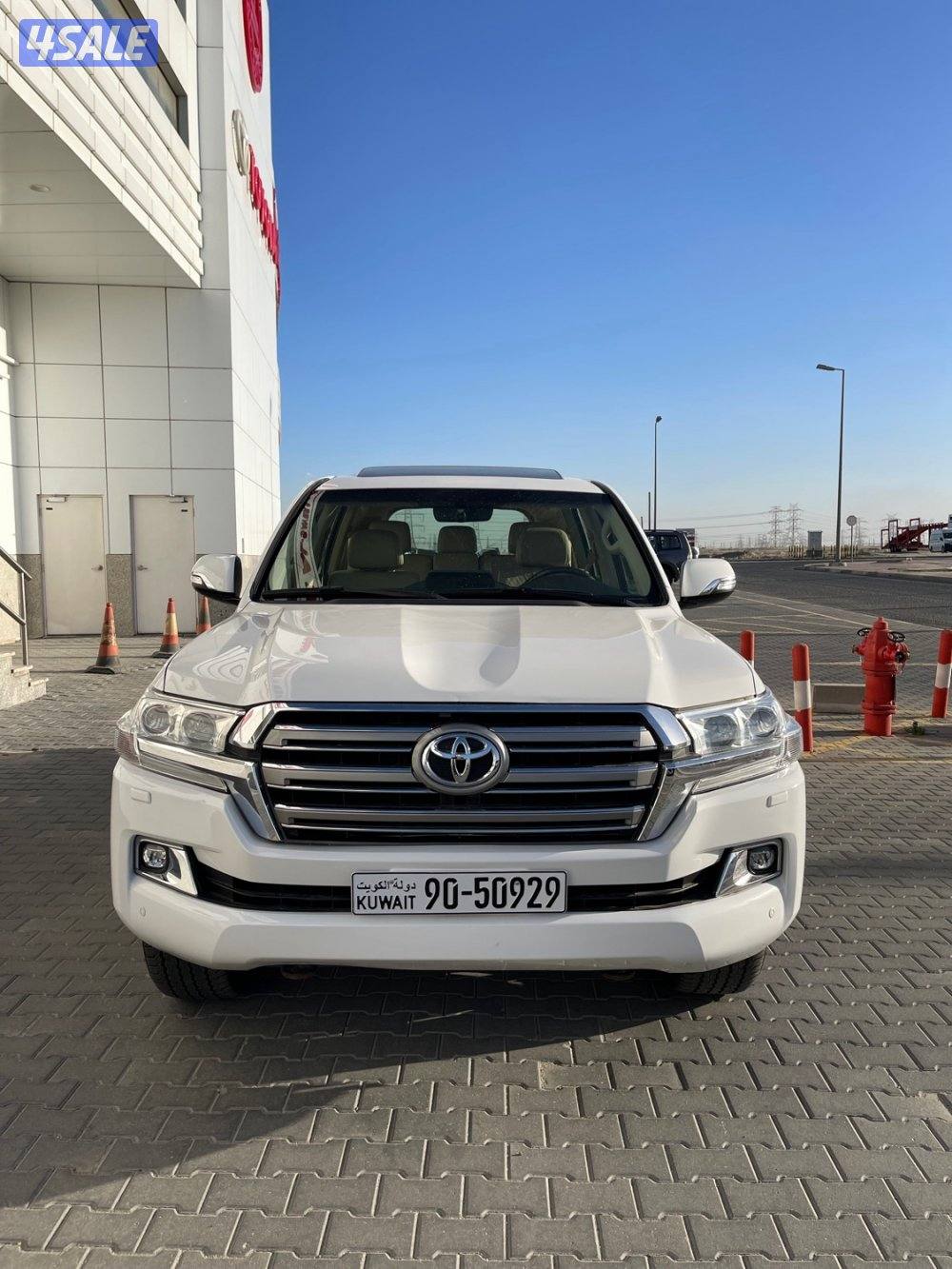 لاند كروز VXR وارد قطر صبغ الوكاله شرط الفحص2