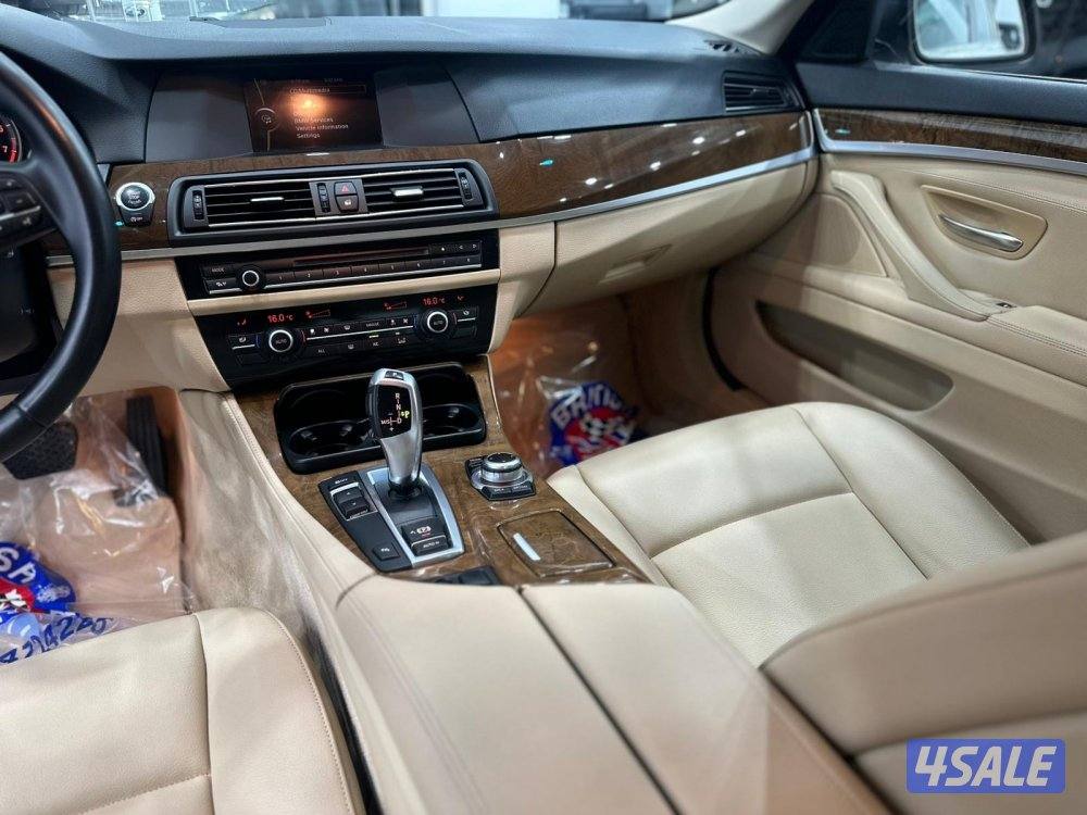 بس ام دبليو 520 I موديل ٢٠١٣ تيربو عداد ١٣٠ ألف كم وارد الوكاله6