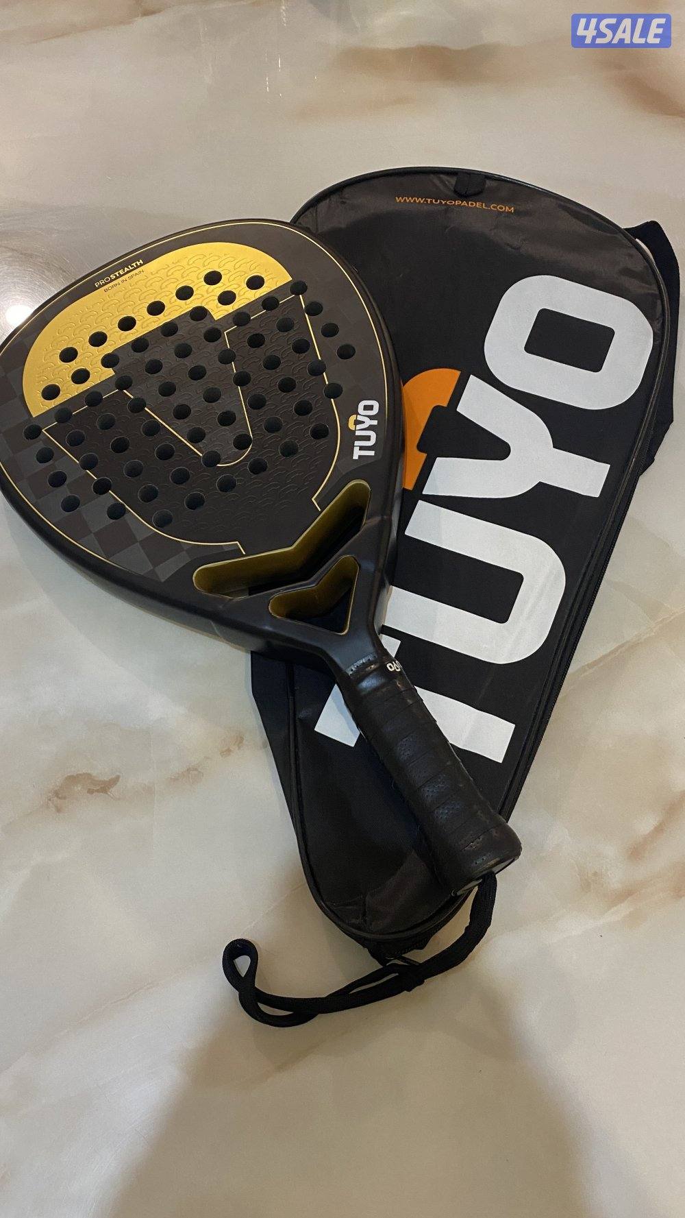 مضرب بادل جديد عليه حماية مع شنطة بادل New padel racket with shield2