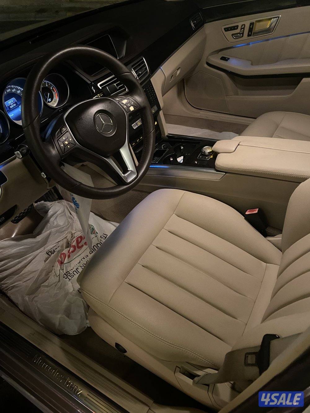 مرسيدس E300 بحالة الوكالة وصبغ الوكالة بلكامل4