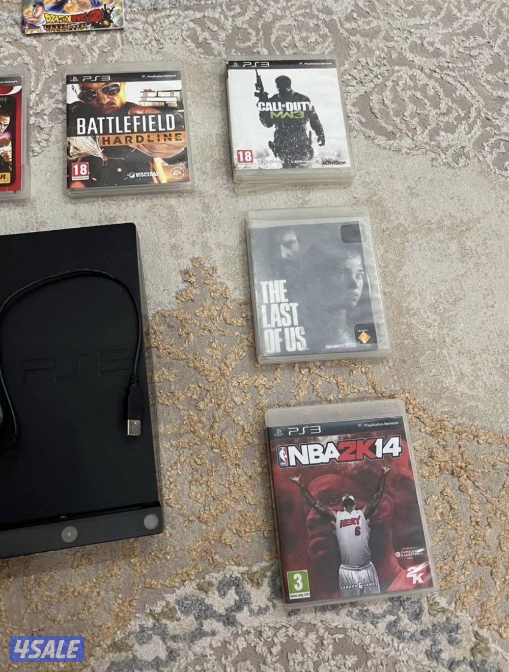PS3 Slim 500GB with 11 Games3