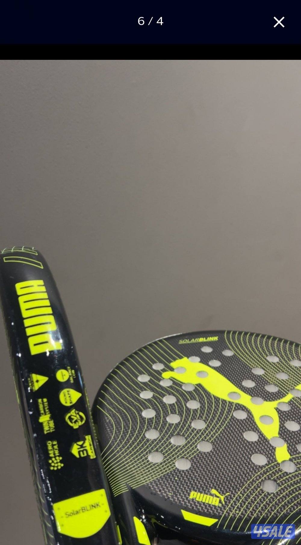 puma paddel rackets new not used once with the ticket2