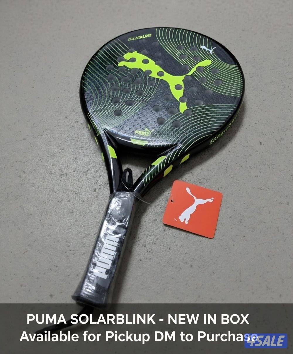 puma paddel rackets new not used once with the ticket3