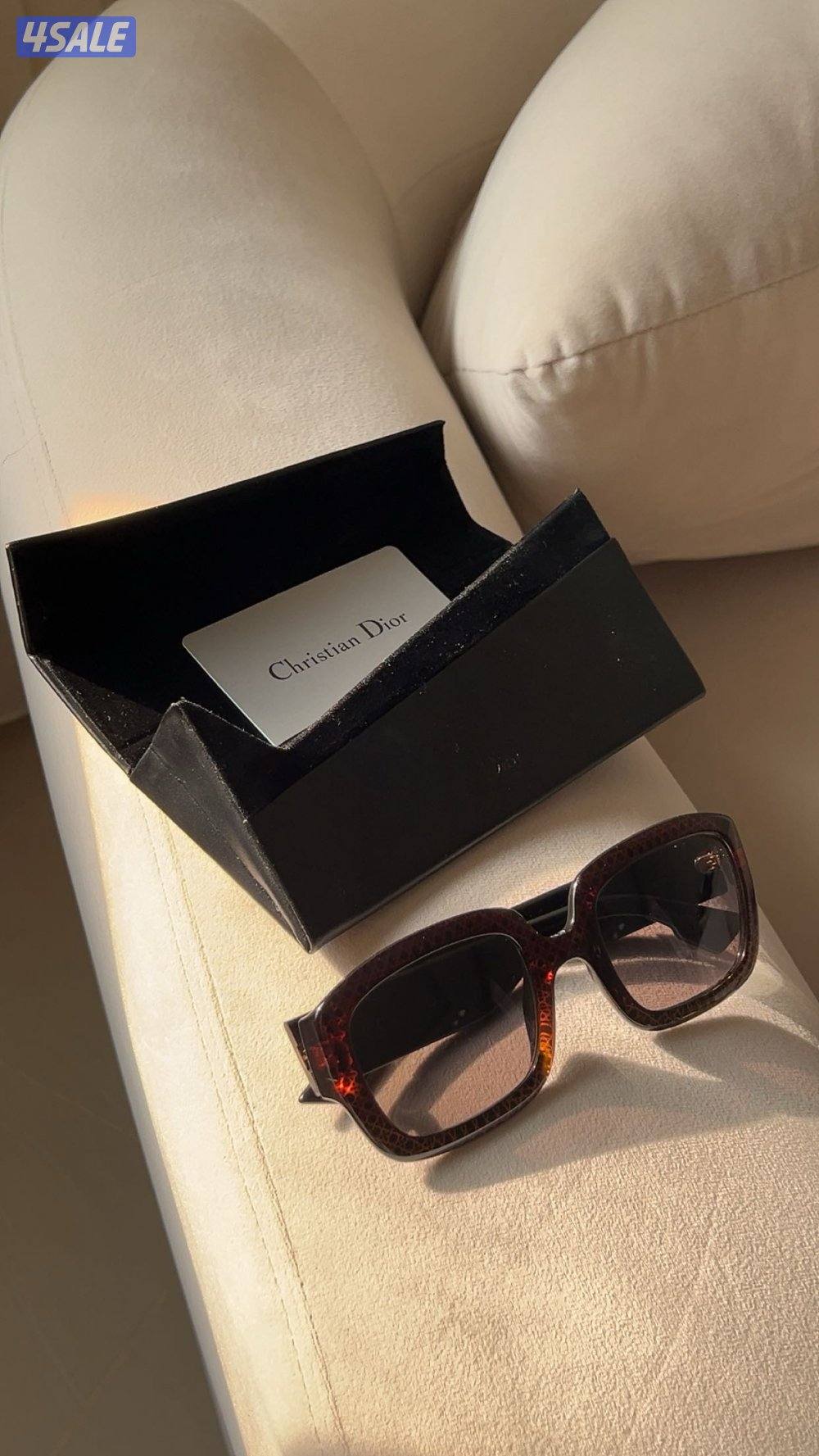 للبيع نظارة ديور نسائي اصليه وحقك تفحص بأي مكان سعر الشراء 1200