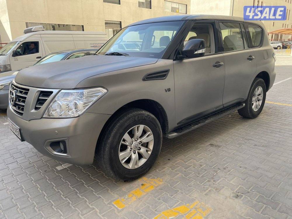 نيسان باترول 2016 SE رمادي مطفي ، بحاله جيده جدا ، لا تحتاج مصاريف1