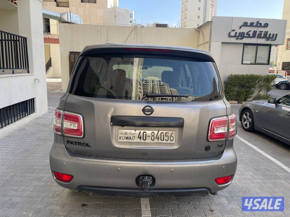 نيسان باترول 2016 SE رمادي مطفي ، بحاله جيده جدا ، لا تحتاج مصاريف3