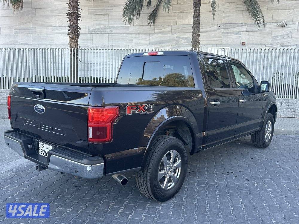 وايت فورد F150 موديل 2019 دبل جير صبغ الوكالة1