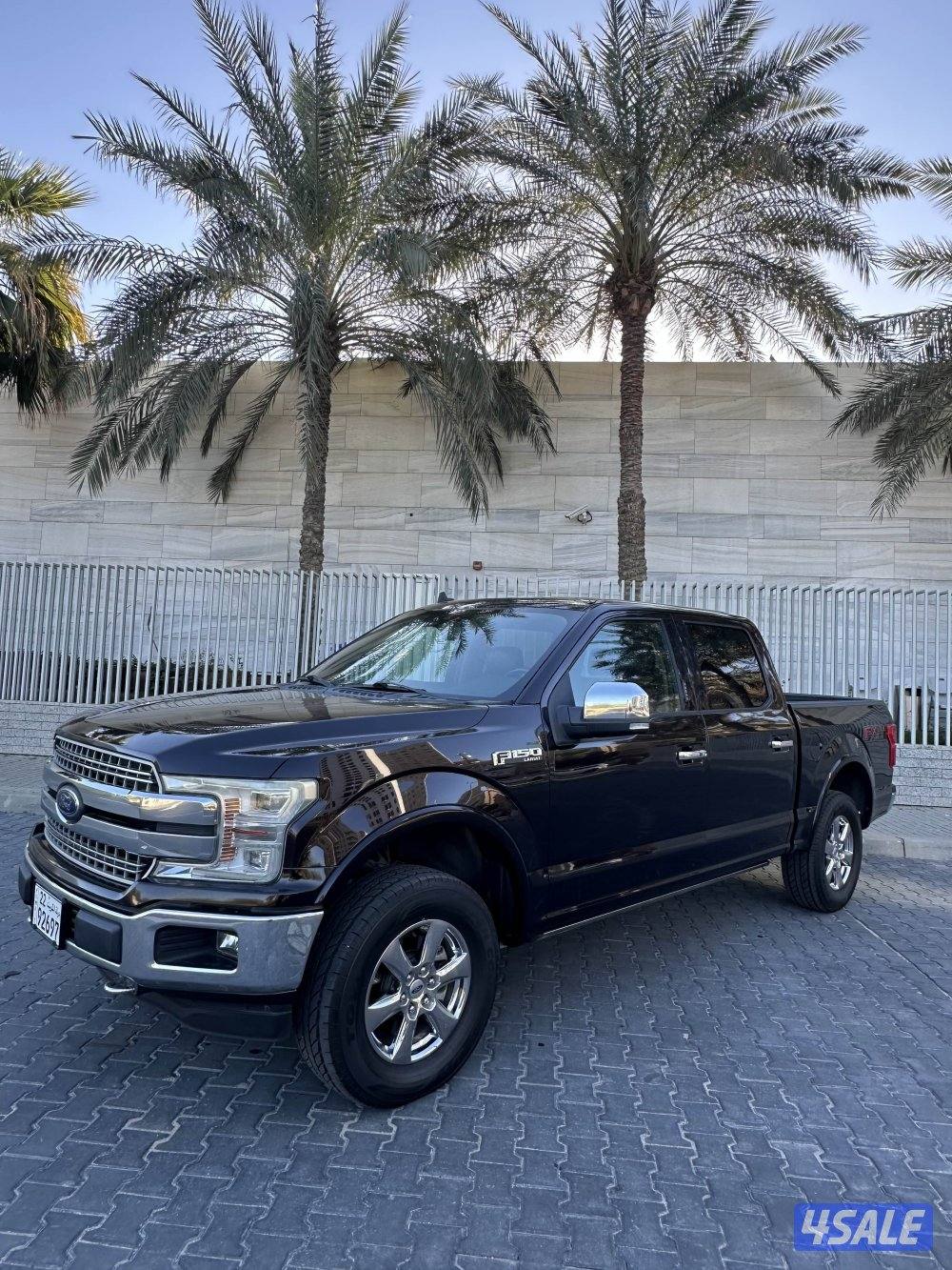 وايت فورد F150 موديل 2019 دبل جير صبغ الوكالة2