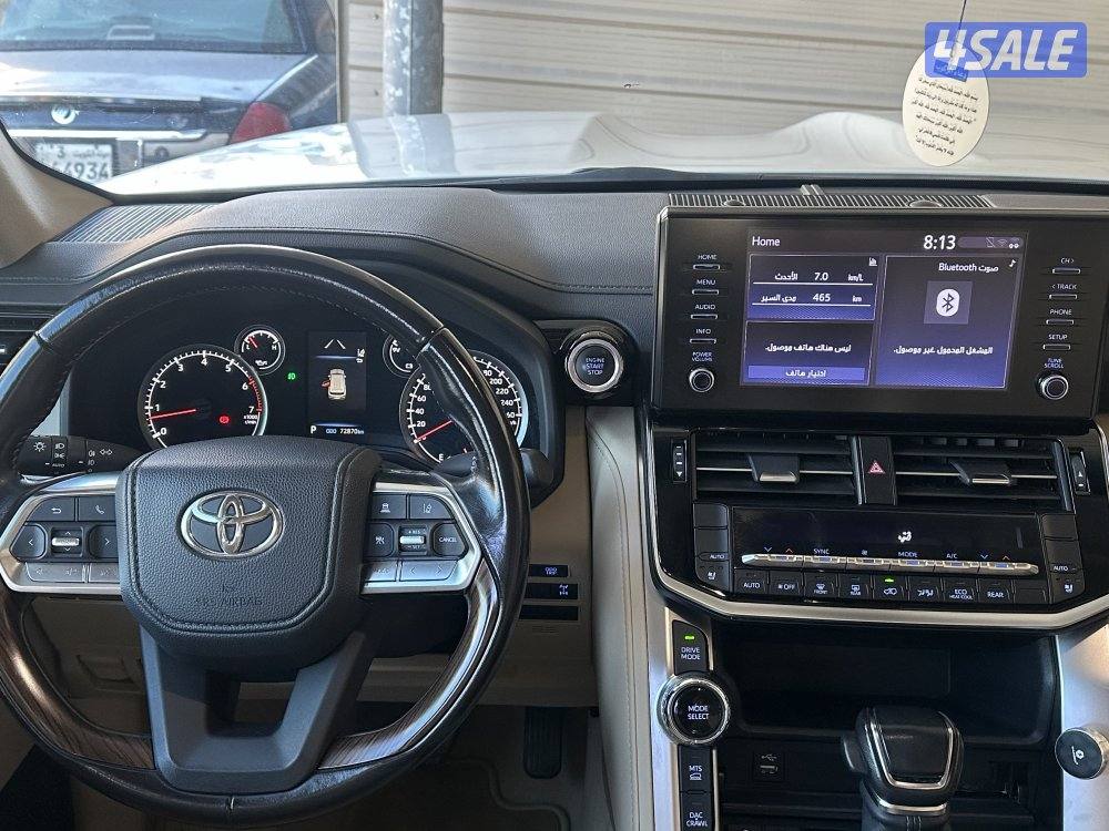 للبيع لاند كروزر ايرو اس تون تيربو عداد ٧٢ الف كامل مواصفات شرط الفحص3