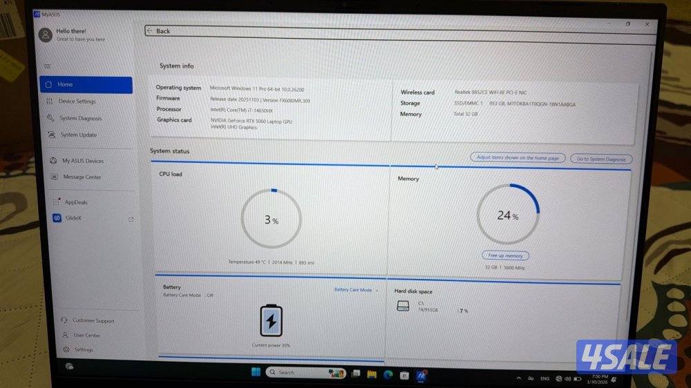 للبيع ASUS TUF F165