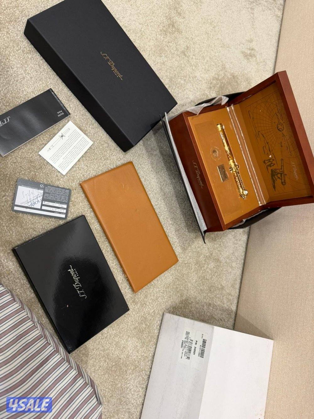 للبيع قلم ديبون بالعلبه كالجديد معاه جميع اغراضه2