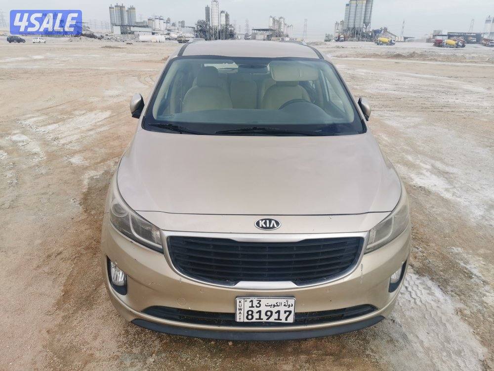 كيا كرنفال 2016 صبغ الوكاله شرط الفحص عداد 2500