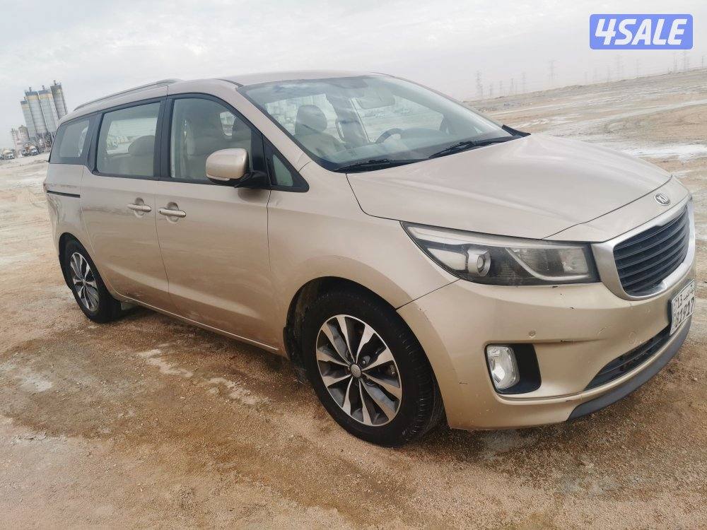 كيا كرنفال 2016 صبغ الوكاله شرط الفحص عداد 2502