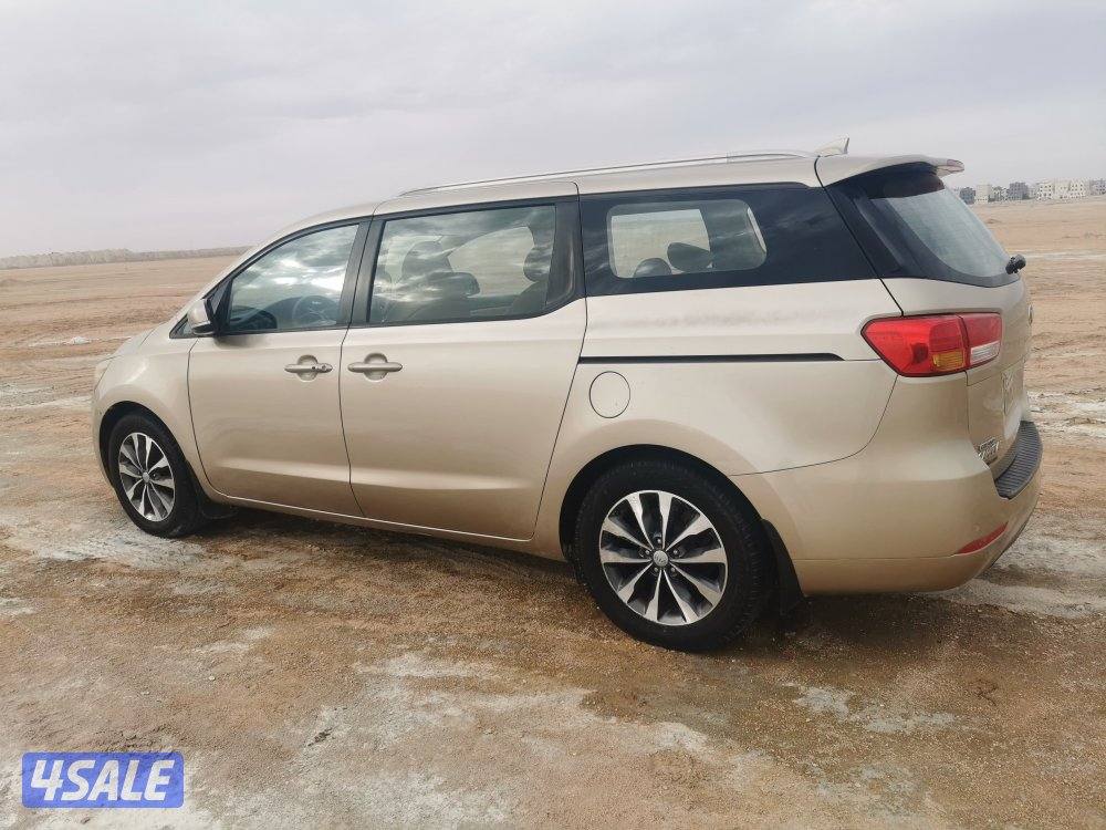 كيا كرنفال 2016 صبغ الوكاله شرط الفحص عداد 2503