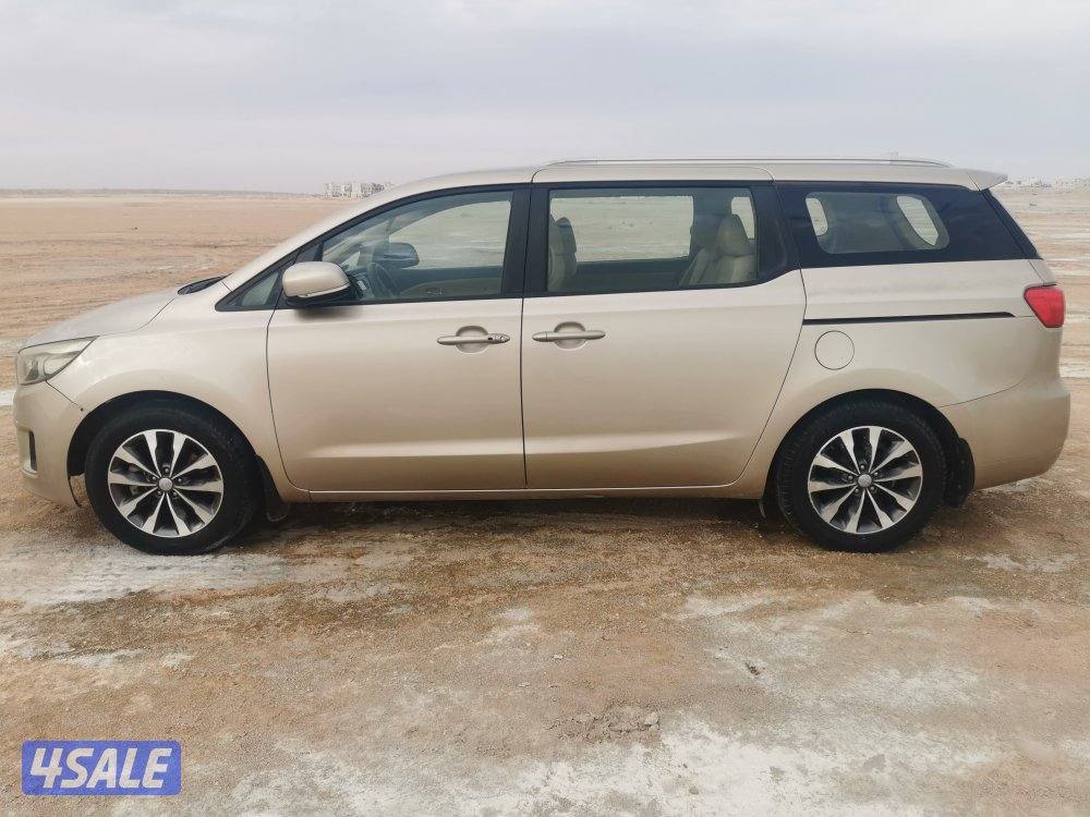 كيا كرنفال 2016 صبغ الوكاله شرط الفحص عداد 2505