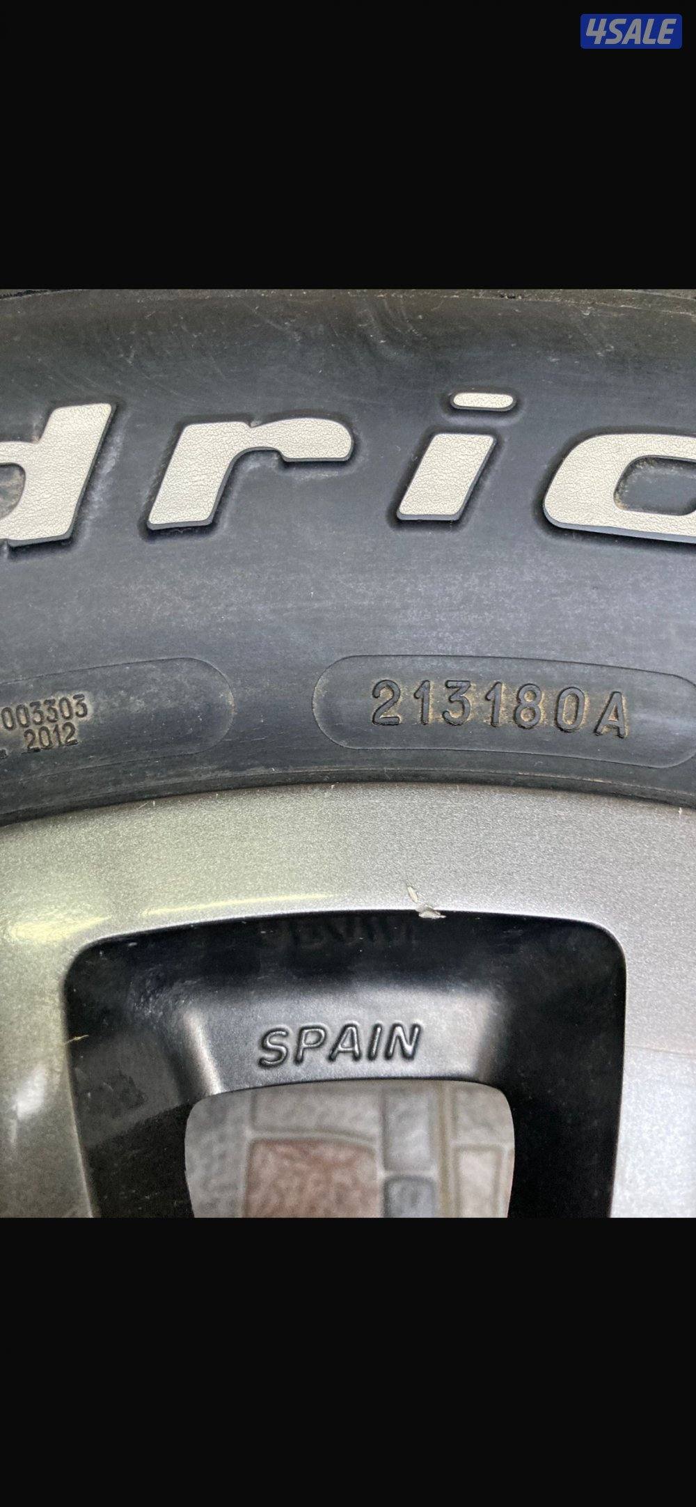 للبيع رنقات برايد حجم ١٧ مع توايرهم حجري شرط اصلي  والصامل يبشر بالخير5