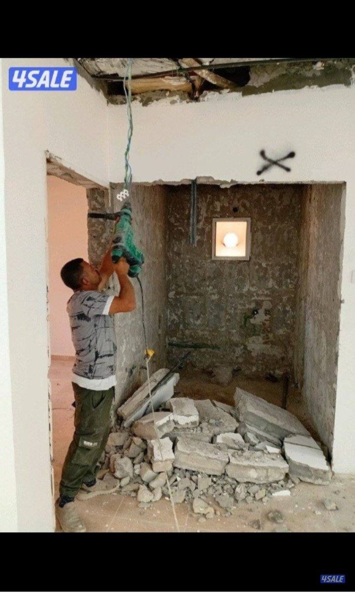 تكسير وتنضيف وشيل انقاض وقص خرصانه3
