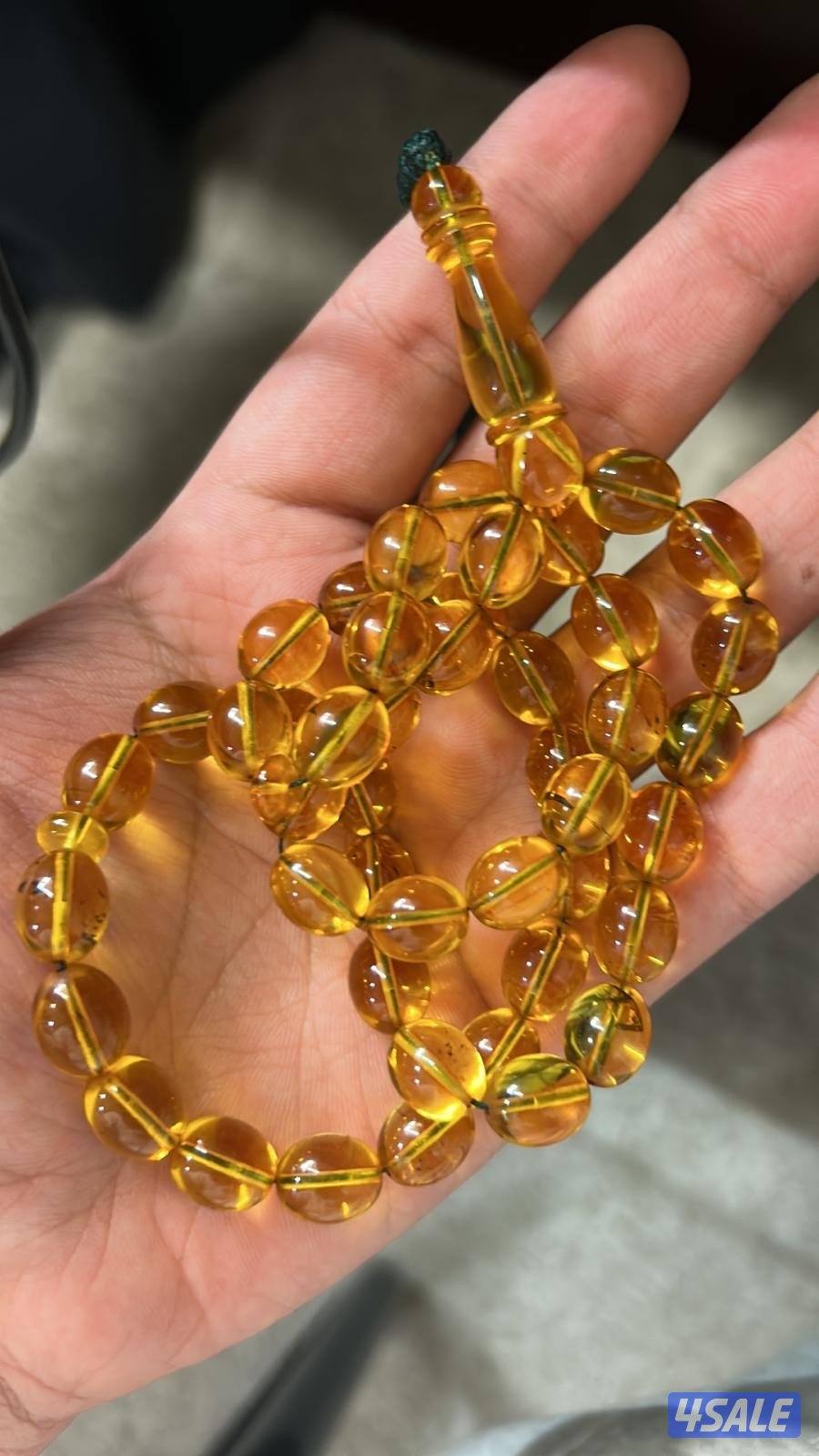 للبيع مسباح كهرب شفاف تخريم سوبر ٤٥ خرزه ١٠ / ١٠.٥ مل ٣٦ قرام0