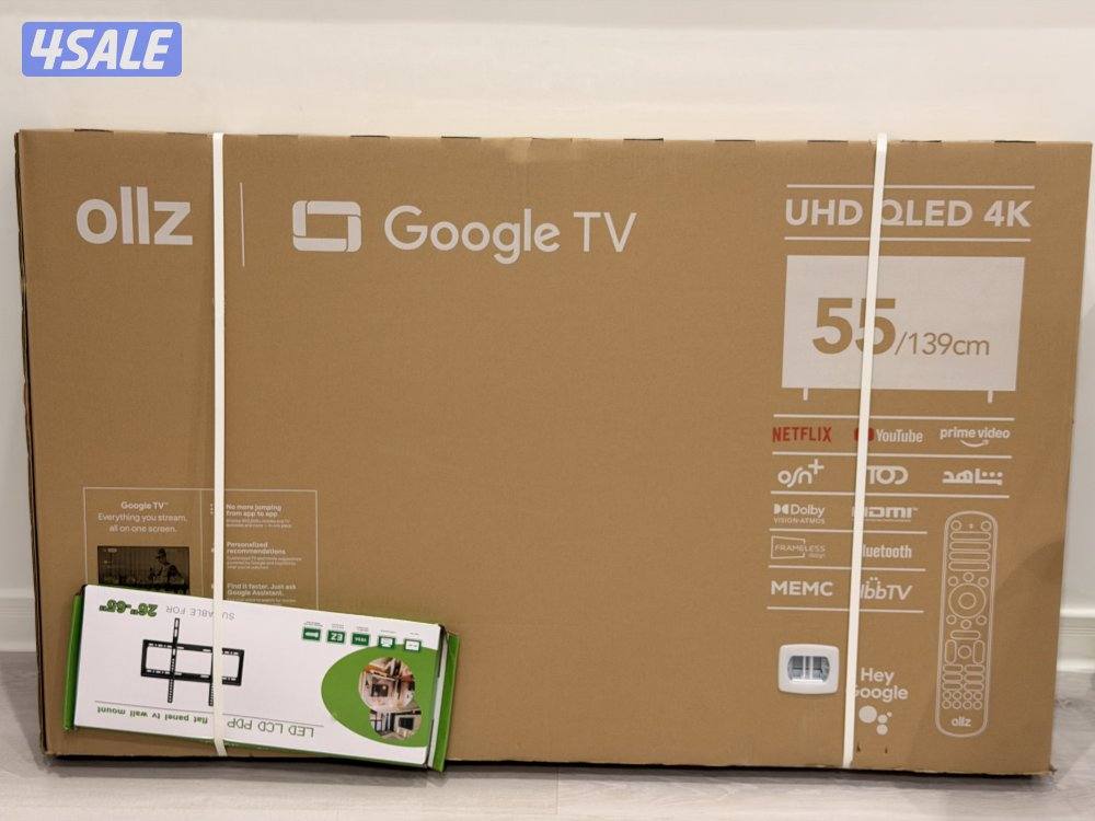 للبيع تلفزيون 55 بوصة Google TV – 4K UHD QLED0