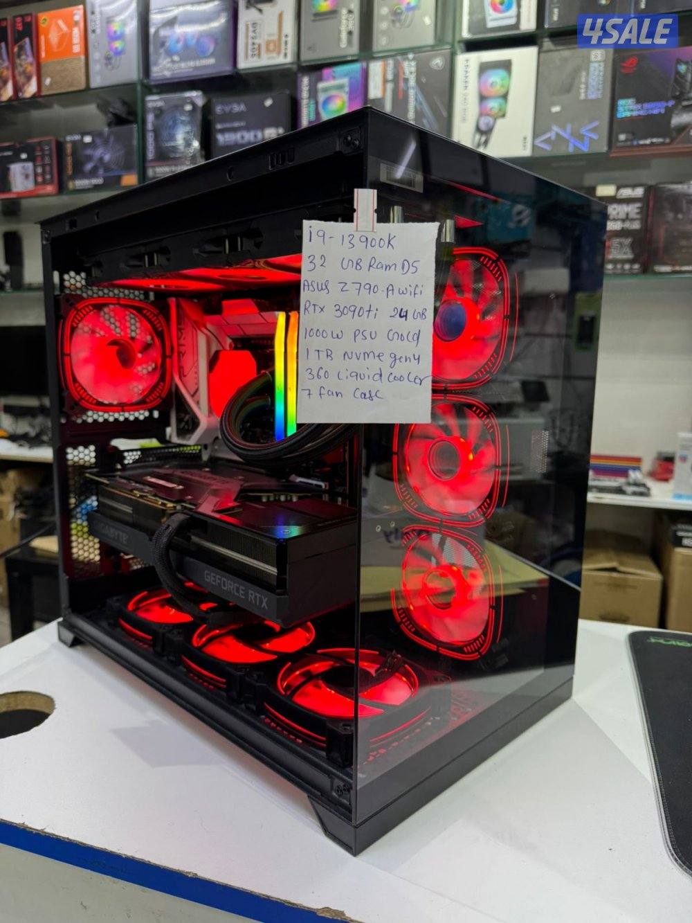 i9 13900k rtx 3090ti  24gb   all new and used pc available0