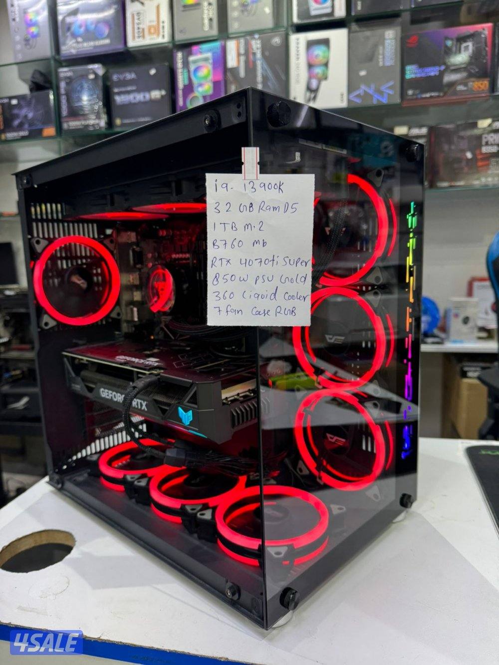 i9 13900k rtx 3090ti  24gb   all new and used pc available2