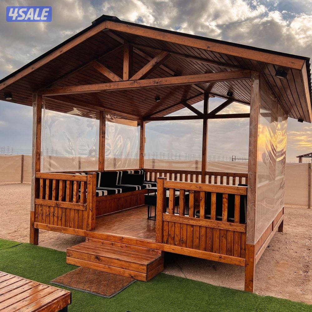 للبيع برجوله خشب ثابته ( عرزاله ) مقاس 4*4 تفصال الكويت1