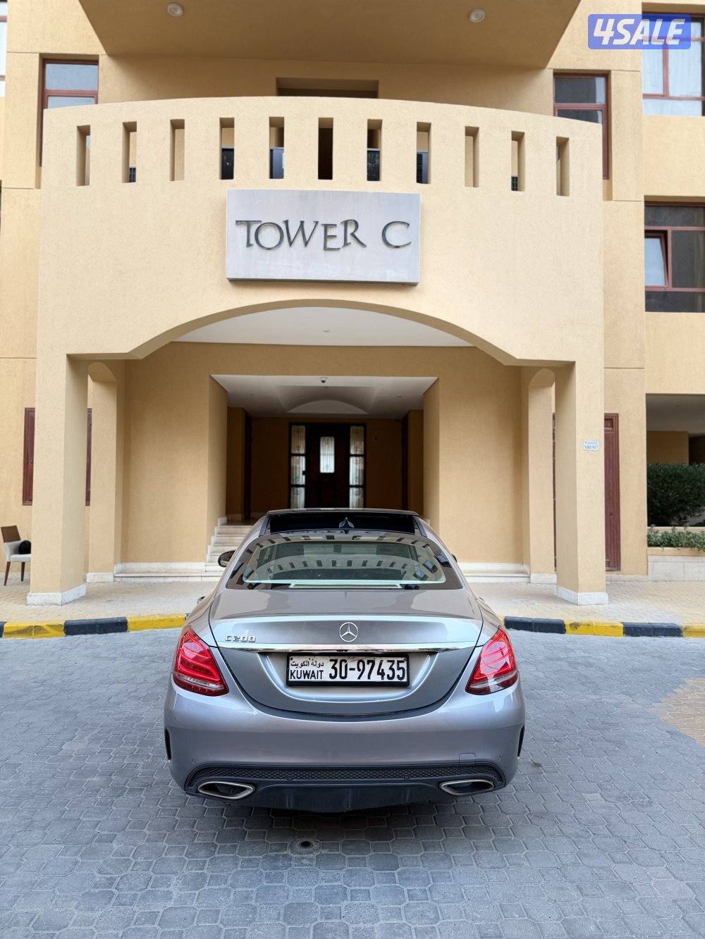 مرسيدس c200 موديل 2015 قمه بالنظافه شرط الفحص3