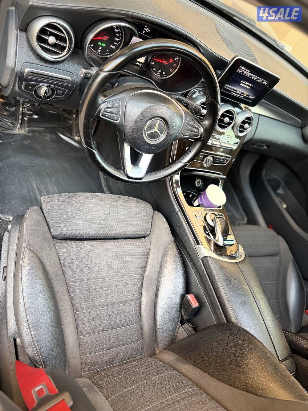 مرسيدس c200 موديل 2015 قمه بالنظافه شرط الفحص8