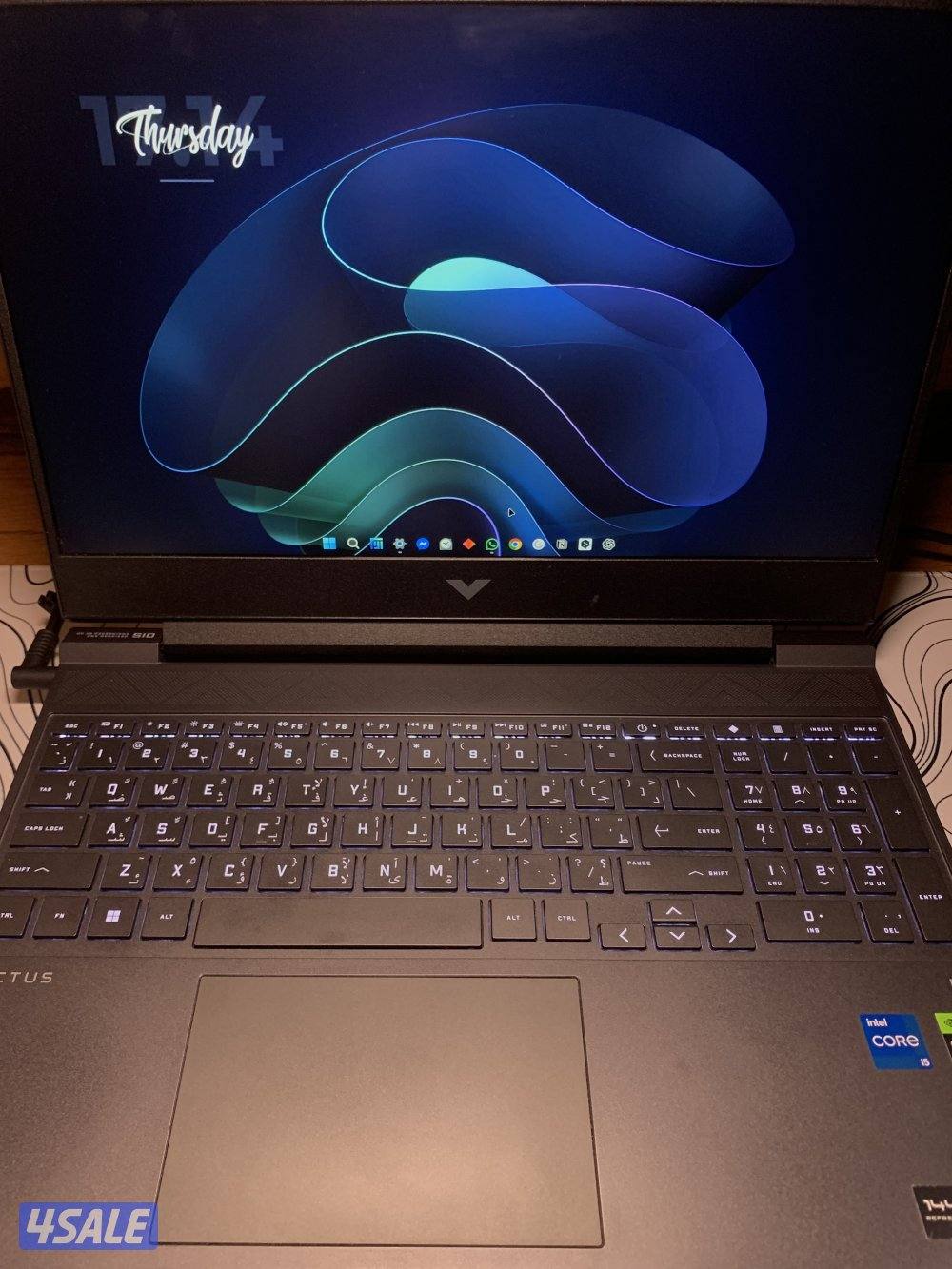 HP Victus Gaming i5 gen12  RAM 16GB  نظيف جداً+ هدايا مجانية3