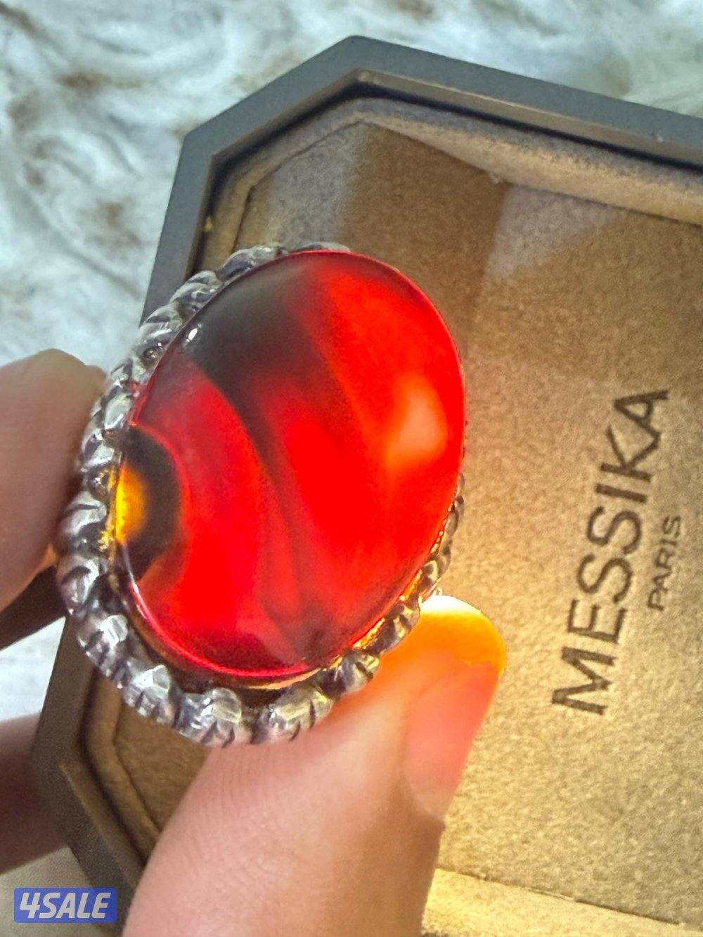 خاتم فضة صياغة جميلة ومميزة0