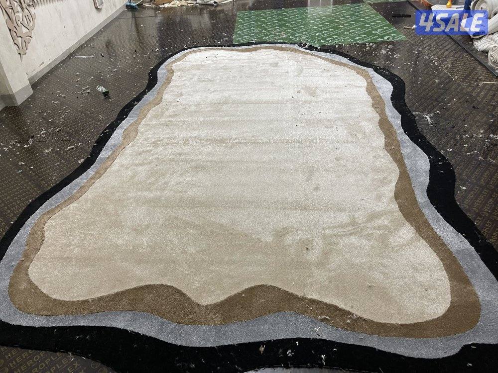 تركيب سجاد تركي حسب الطلب ساده ومعا نقشات حفر يدوي4