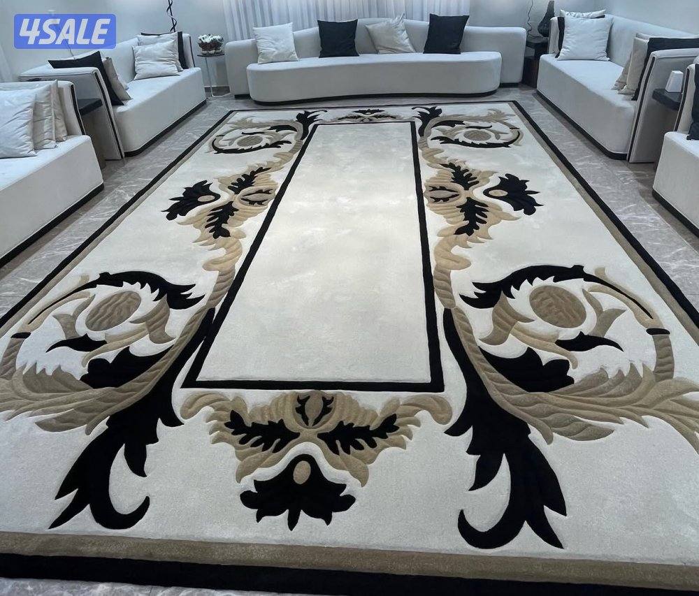 تركيب سجاد تركي حسب الطلب ساده ومعا نقشات حفر يدوي7