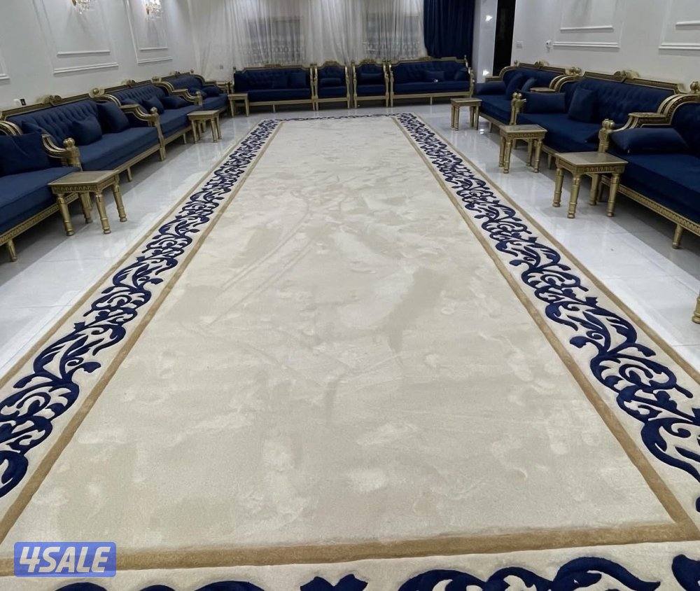 تركيب سجاد تركي حسب الطلب ساده ومعا نقشات حفر يدوي8