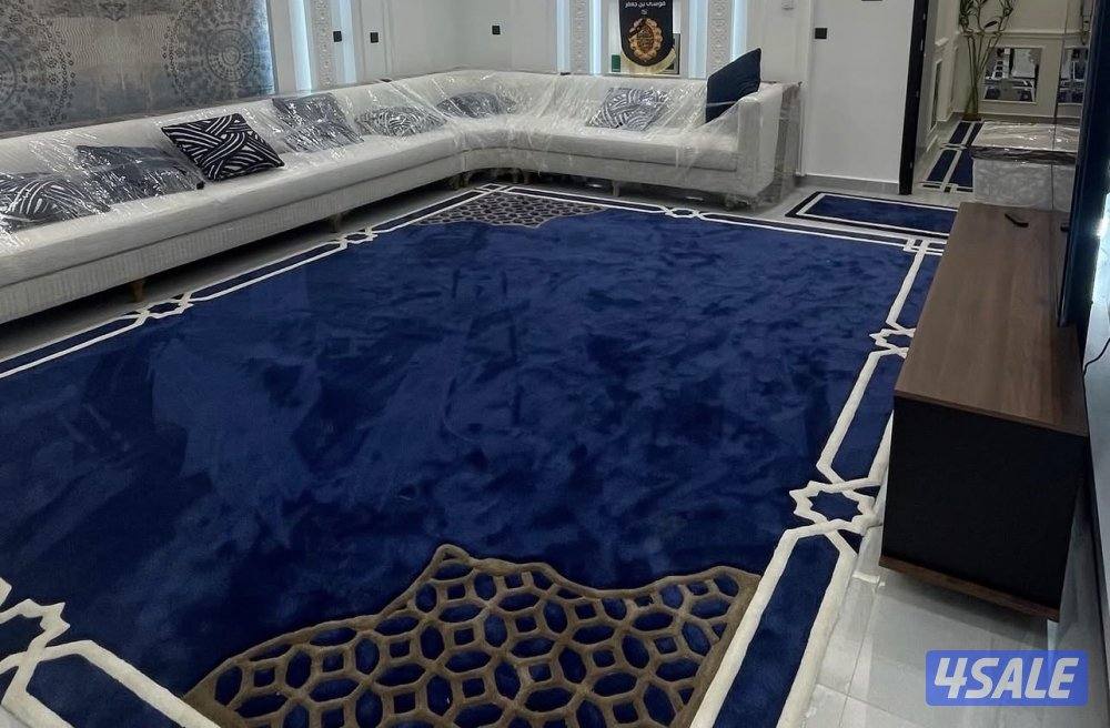 تركيب سجاد تركي حسب الطلب ساده ومعا نقشات حفر يدوي9