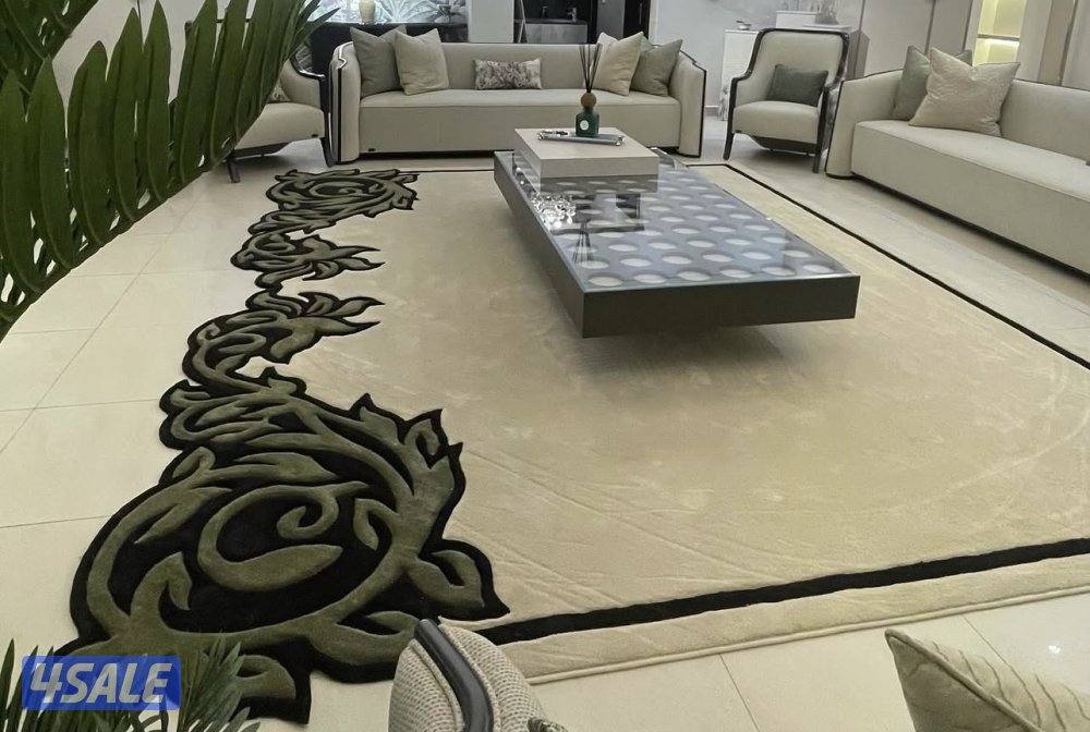 تركيب سجاد تركي حسب الطلب ساده ومعا نقشات حفر يدوي10