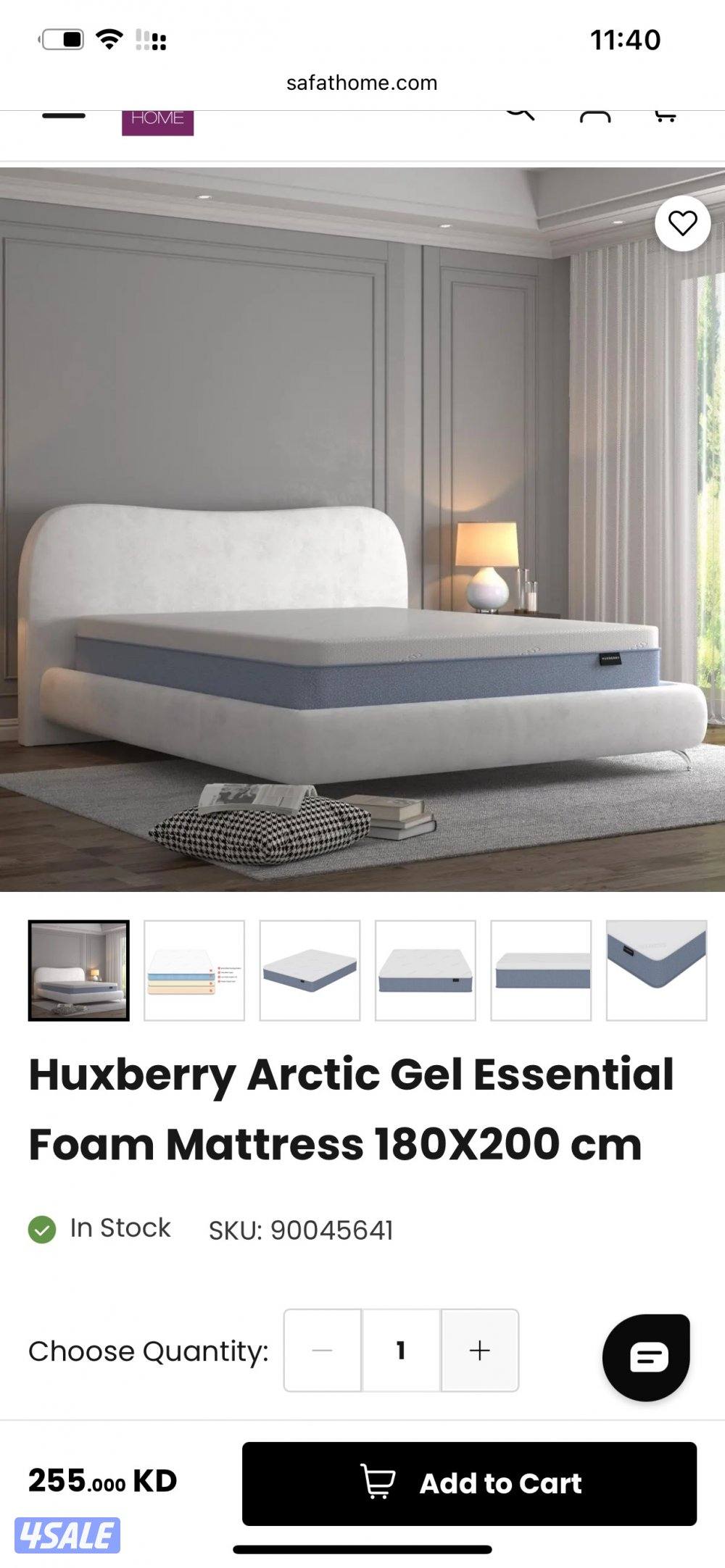 Huxberry Arctic Mattress 180X2000
