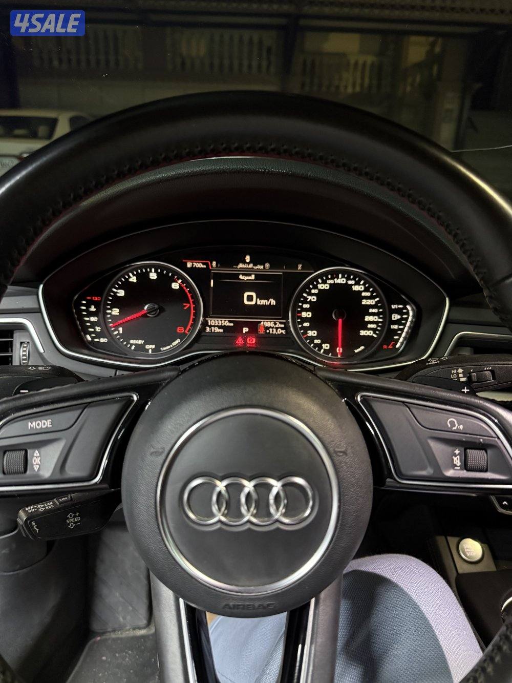 اودي A5 sline صبغ الوكاله بالكامل شرط الفحص بالكامل10