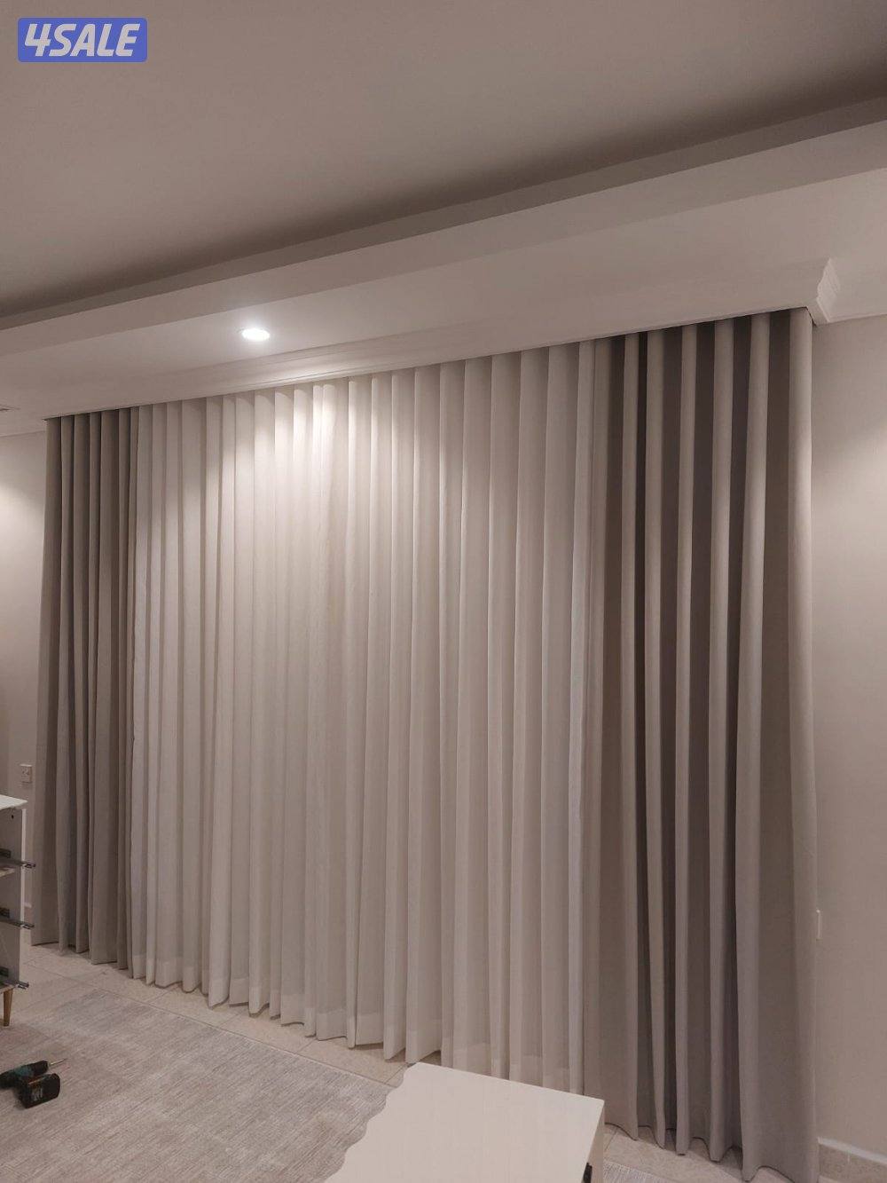 تعديل جميع الستاير وتركيبها وتفصيل جميعها ويفي ورول عازل للشمس وامريكي1