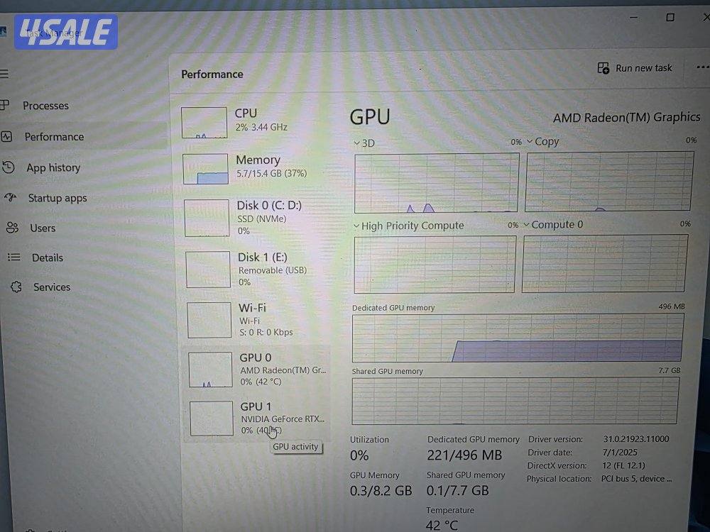 لابتوب لينوفو للاستخدام الهندسي والجيمينج كرت الشاشه RTX30607