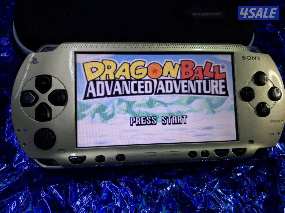 PSP SONY P1000 MODEL GOLD/ BLACK 8GB SD CARD WITH 54 GAMES7