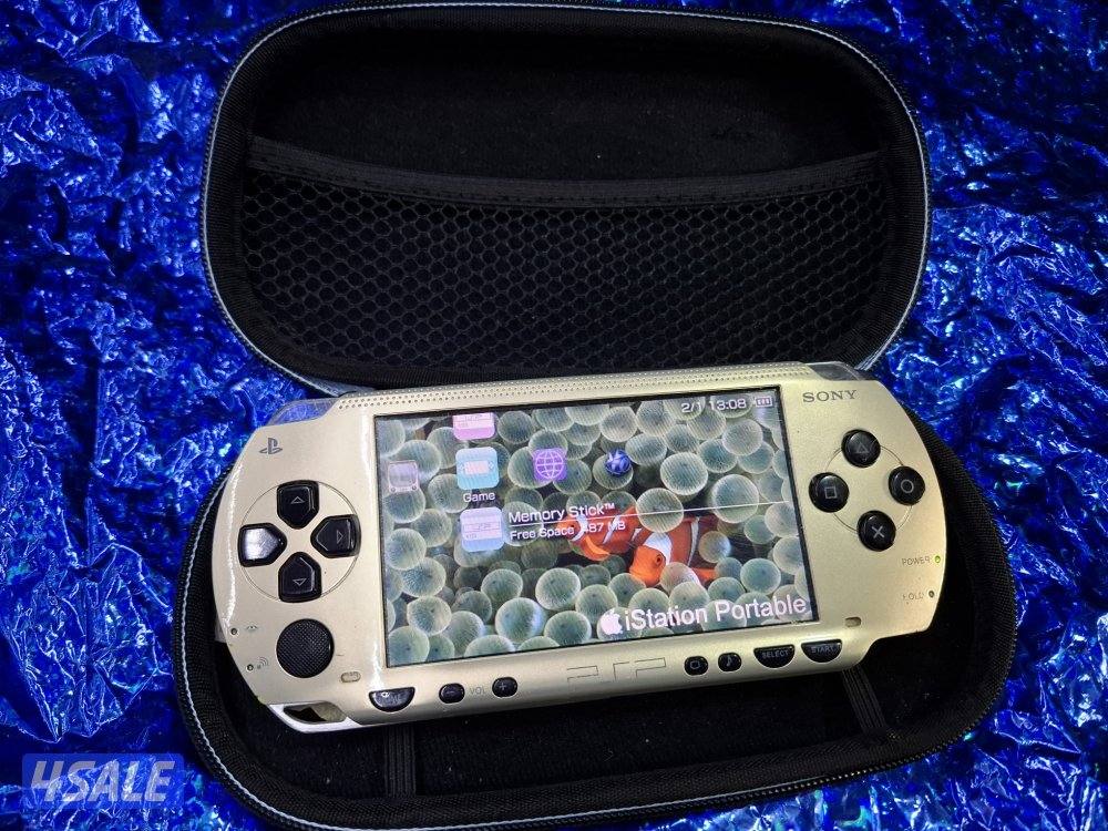 PSP SONY P1000 MODEL GOLD/ BLACK 8GB SD CARD WITH 54 GAMES9