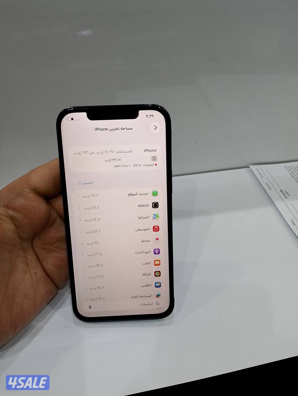 ايفون 12 برو ماكس 256 جيجا  زيرو ضريبه مصر5