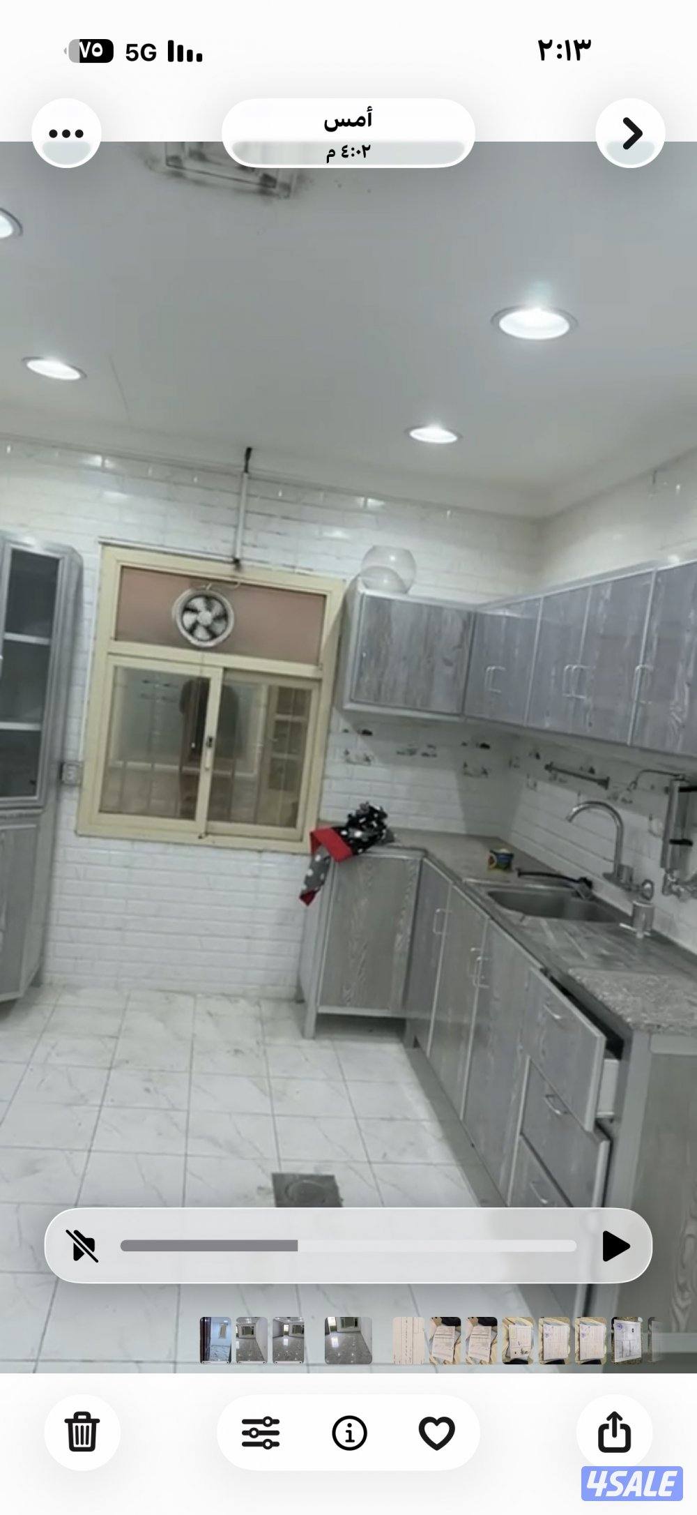 للإيجار شقه فاخره ٣ غرف و٣ حمام وغرفه خاد مطبخ وصاله كبيره بجوار جمعية3