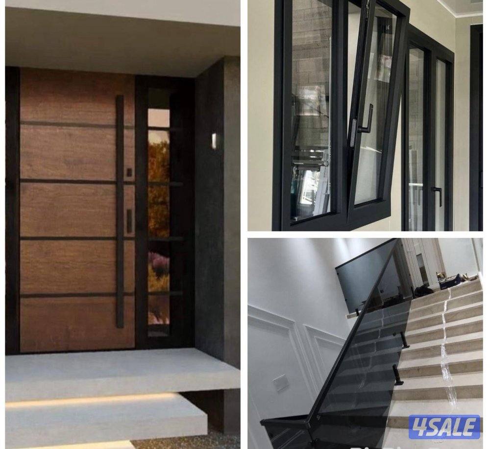 جميع أعمال الالمنيوم مطابخ - سلالم - شاوربوكس - أبواب رئيسية - بلكونة15