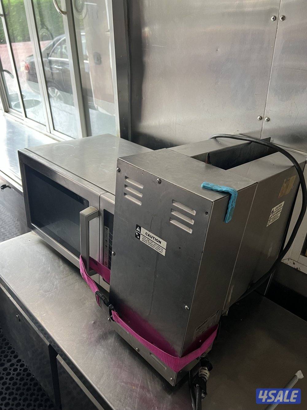 للبيع بوكس بيجو مجهزة بالكامل للمأكولات الخفيفة تصلح لمطعم بيرجر10