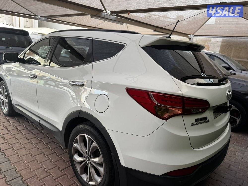 هيونداي سانتافي 2013 كامل المواصفات الدرجة الاولي اللون ابيض1
