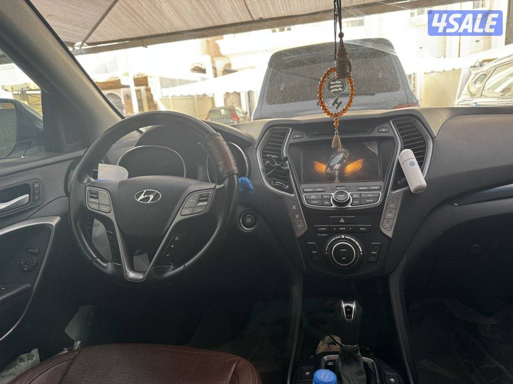 هيونداي سانتافي 2013 كامل المواصفات الدرجة الاولي اللون ابيض7