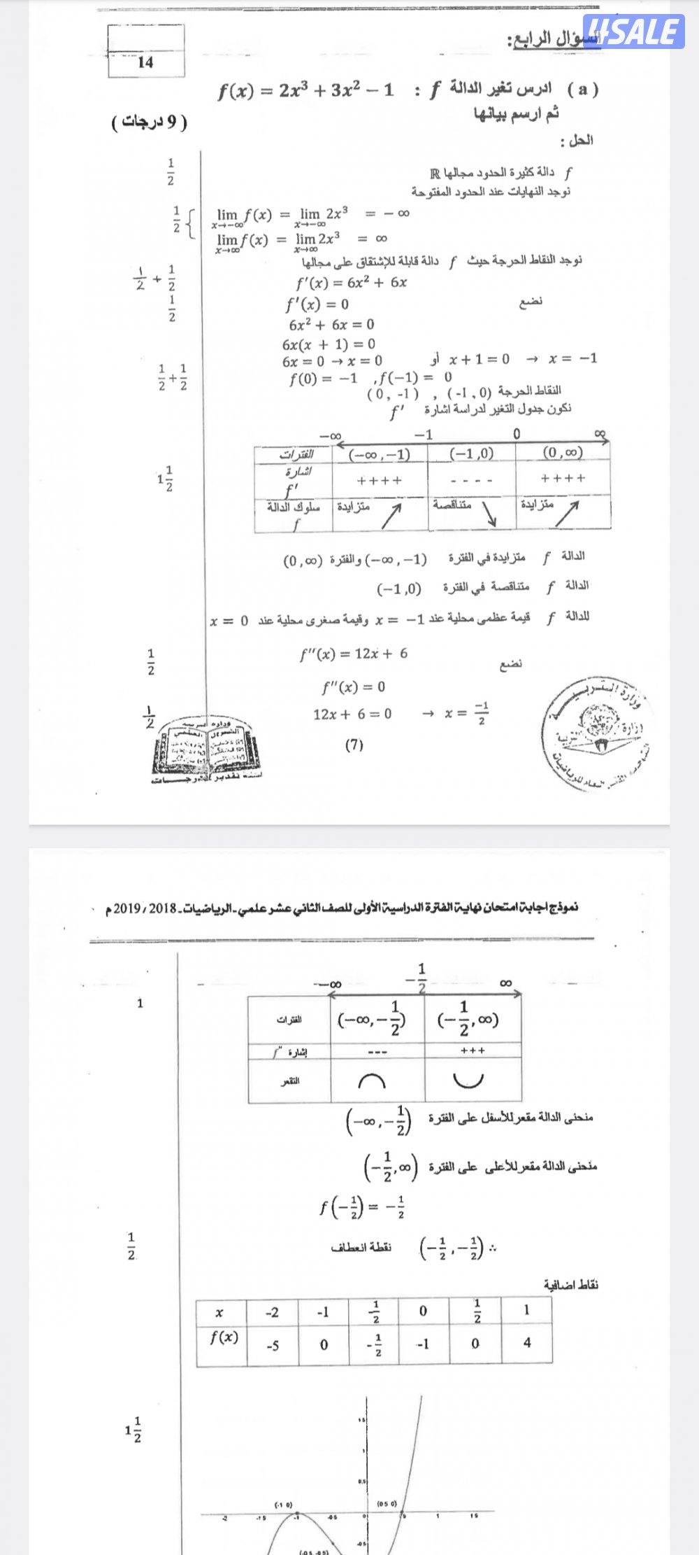 مدرس رياضيات متوسط وثانوي2