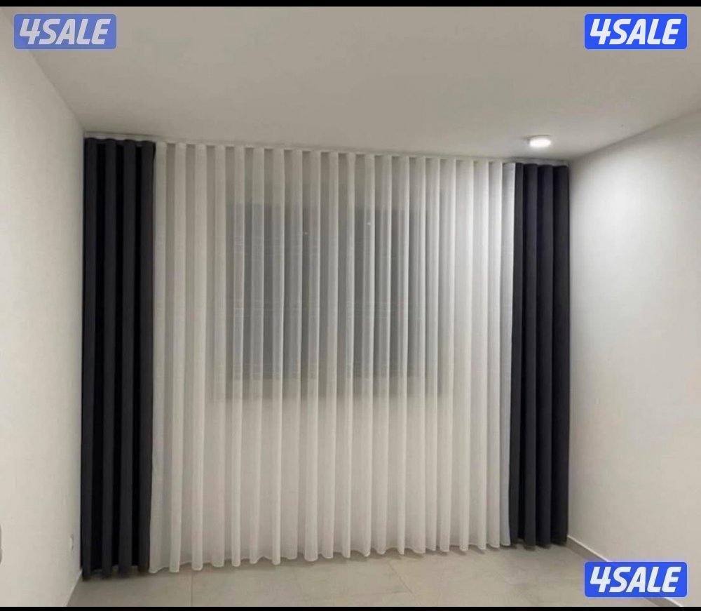 ‏تفصال ستائر ويفي لنن رول  جميع انواع الستاير4