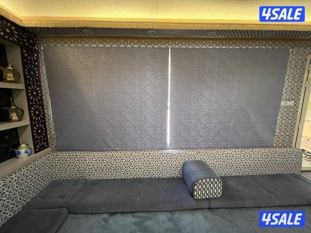 ‏تفصال ستائر ويفي لنن رول  جميع انواع الستاير5